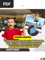 Secuencia Didáctica. Los Pobladores Rurales y Urbanos. y El Acceso A Los Servicios en La Provincia de Buenos Aires. Cuarto Grado
