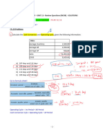 3530 Unit 11 Review Questions - Solutions (Zoom Notes)