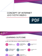 Week 9 Concept of Internet and Networking