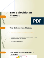 The Balochistan Plateau