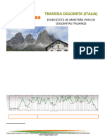 Ficha Transalpina Dolomitas 2018