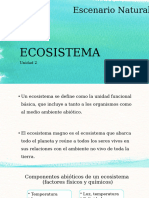 Unidad 2 Tema 1 y 2 Ecosistema y Flujo D Energia