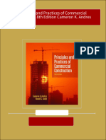 Complete Principles and Practices of Commercial Construction 8th Edition Cameron K. Andres PDF For All Chapters