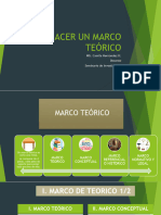 Cómo Hacer Un Marco Teórico