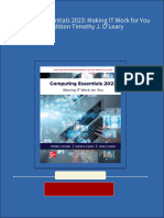 Get Computing Essentials 2023: Making IT Work For You 29th Edition Timothy J. O'Leary PDF Ebook With Full Chapters Now