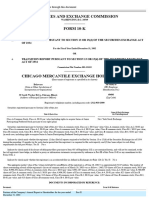 Securities and Exchange Commission FORM 10-K