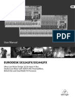 EURODESK SX3242FX/SX2442FX: User Manual