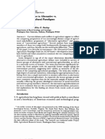 Measuring Adherence To Alternative vs. Conventional Agricultural Paradigms