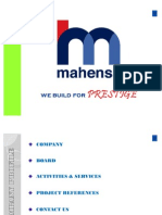 Company Profile PT Mahensa 2011