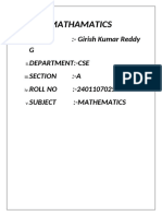 Maths m1