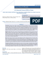 Laterality of Colorectal Cancer (CRC) in Oman