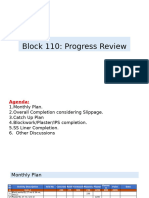 Block 110: Progress Review