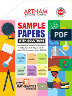 Class 10 Maths Standard Sample Paper Set 11