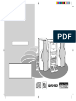 Sharp cd-md3000 User Manual