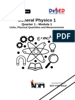 PHYSICS, Units Physical Quantities Measurement