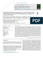 Computing Patient-Specific Hemodynamics in Stented Femoral Artery Models