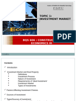 Lecture 1 - Investment Market