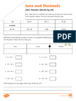 Dividing by 10 and 100