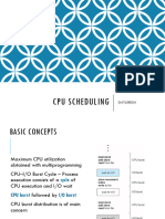 Cpu Scheduling: Dr.P.Suresh