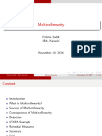 Multicollinearity