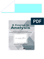 A Course in Analysis Volume III Measure and Integration Theory Complex Valued Functions of A Complex Variable 1st Edition Niels Jacob