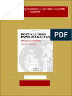 Immediate Download Post Kleinian Psychoanalysis 1st Edition Kenneth Sanders Ebooks 2024