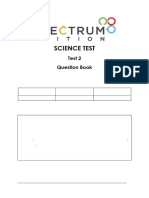 ScienceTest2 Questionsonly