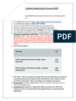 IELTS Registration Instructions