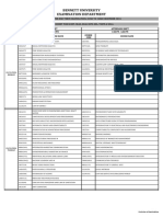 Date Sheet For Odd Semester End Term Examination December 2024