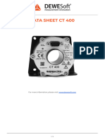 Dewesoft Zero Flux Transducer ct400 Manual en