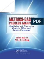 Metrics-Based Process Mapping - Identifying and Eliminating Waste in Office and Service Processes - Karen Martin Ebook