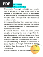 Principles of Teaching (By Nandini Priyadarshini Das)