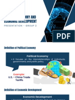 Group 2 - Political Economy Economic Development