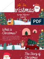 Red Illustration Christmas Presentation