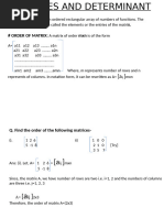 HPI-5 Matrix & Determinant