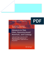 Full Download Advances in Thin Films Nanostructured Materials and Coatings Selected Papers From The 2018 International Conference On Nanomaterials Applications Properties Alexander D. Pogrebnjak PDF