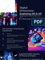 Digital Dimensions Exploring AR and VR