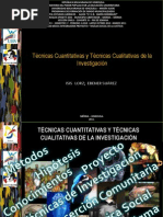 Tecnicas Cuantitativas y Cualitativas