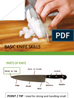 Basic Knife Skills Cutting