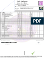 University of Delhi: Semester Examination JUNE 2024 Statement of Marks / Grades