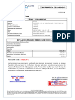 Conformation de Paiement