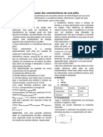 Determinação Das Características de Uma Pilha