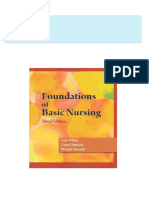 Full Download of Test Bank For Foundations of Basic Nursing, 3rd Edition: White in PDF DOCX Format