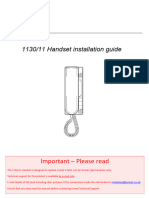 1130 11 Handset UK Installation Guide