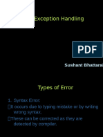 Exception Handling