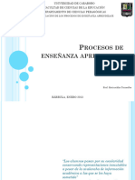 Procesos Enseñanza y Aprendizaje