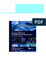 Energy Efficient Computing Electronics Devices To Systems Devices Circuits and Systems 1st Edition Santosh K. Kurinec