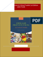 Disease Prevention A Critical Toolkit 1st Edition John Frank Download PDF