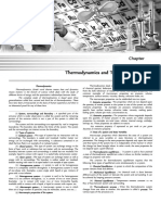 Thermodynamics and Thermochemistry