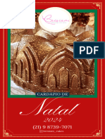 Cardápio Natal 2024 Bresiani Cakes